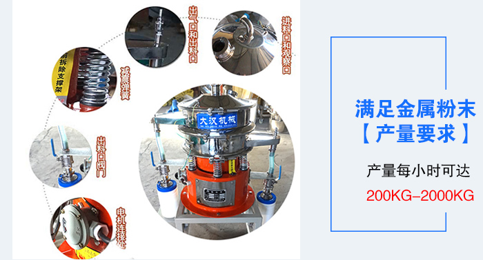 金屬粉末氣體保護(hù)振動(dòng)篩