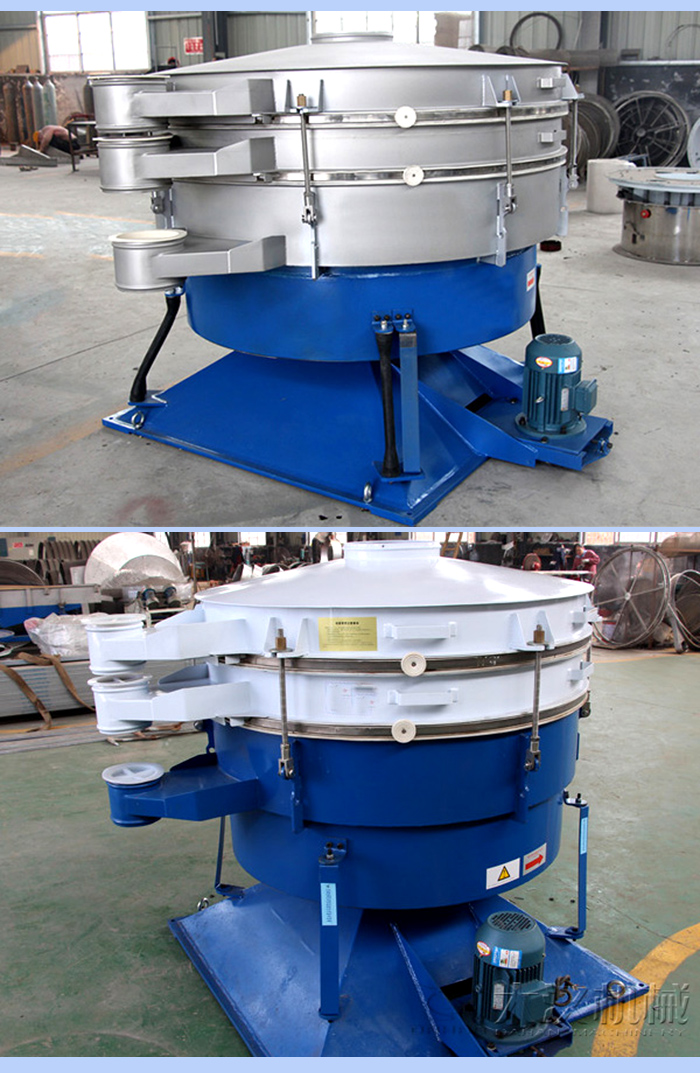 搖擺篩不同材質:碳鋼,不銹鋼材質展示圖